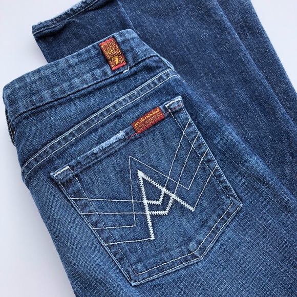 7 For All Mankind Denim - 7FAM A Pocket Boot Cut Jeans 28